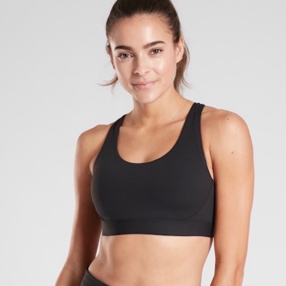 NWT Athleta Ultimate bra in Supersonic A-C Black - Picture 2 of 5